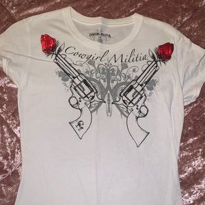 Cowgirl Militia size large T-shirt